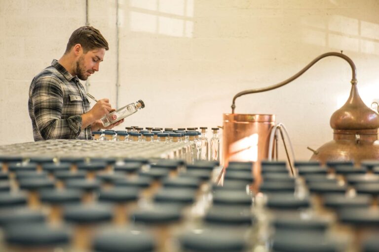John Hall from Trevethan gin Distillery