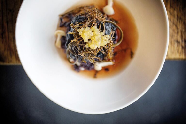 Flow, Bristol vegan dish