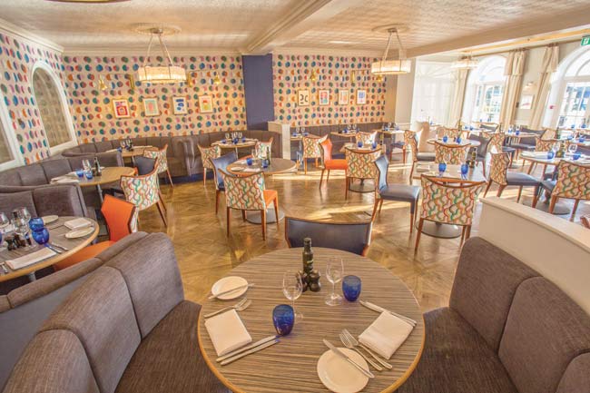Upper Deck Bar and Restaurant at Christchurch Harbour Hotel