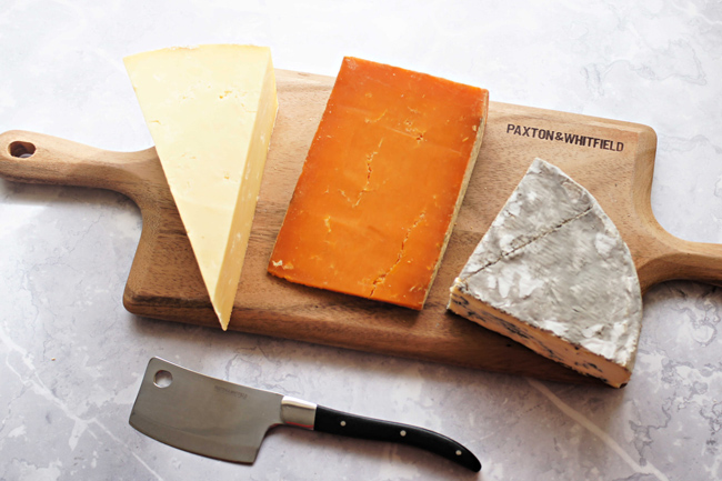 Paxton & Whitfield cheese board