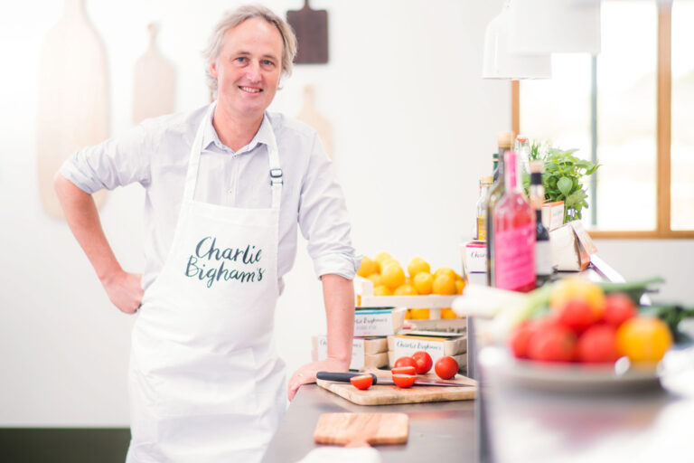 Charlie Bigham in the kitchen