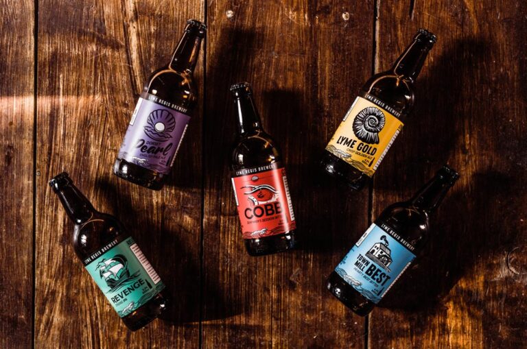 Lyme Regis Brewery bottles of beer - 5 of the best South West beers by post