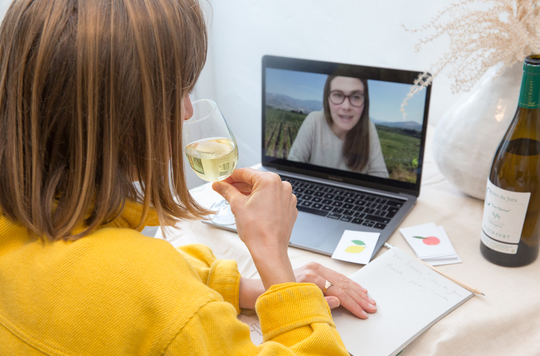 Virtual wine tasting - best online foodie experiences