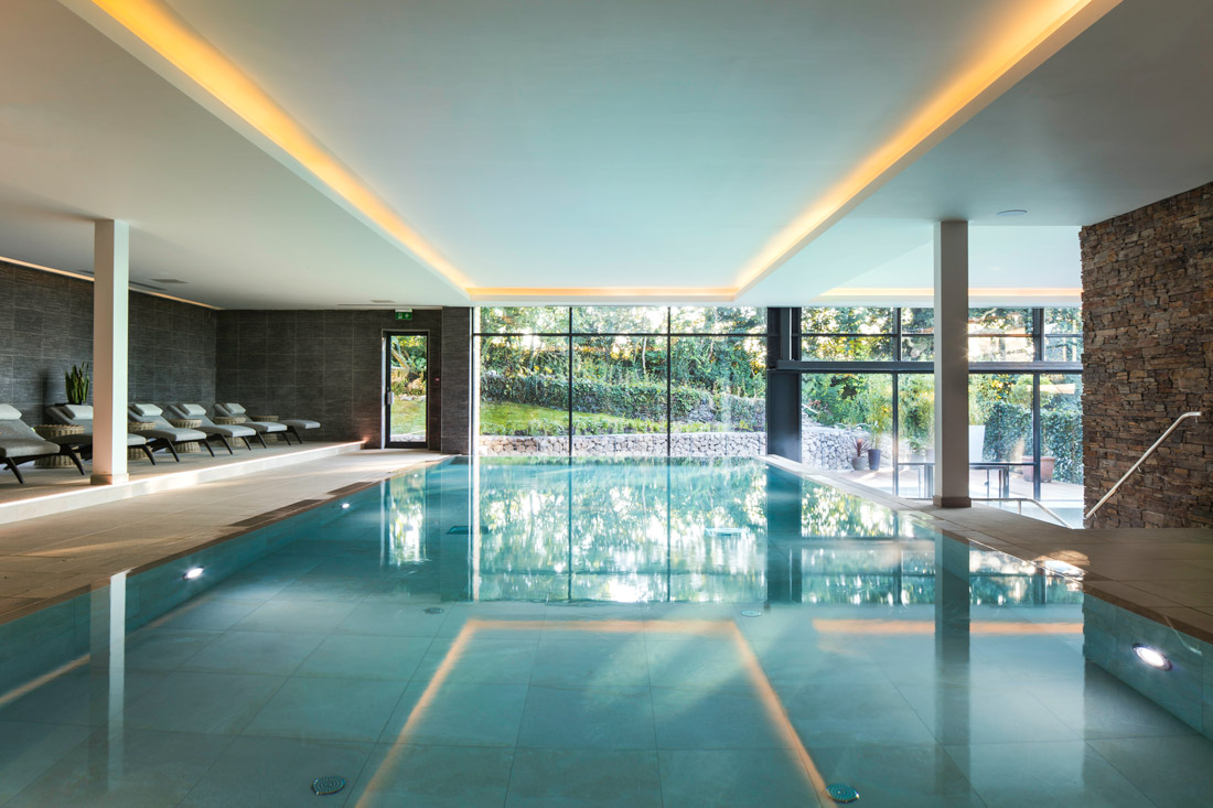 The spa at Boringdon Hall. Gourmet getaways