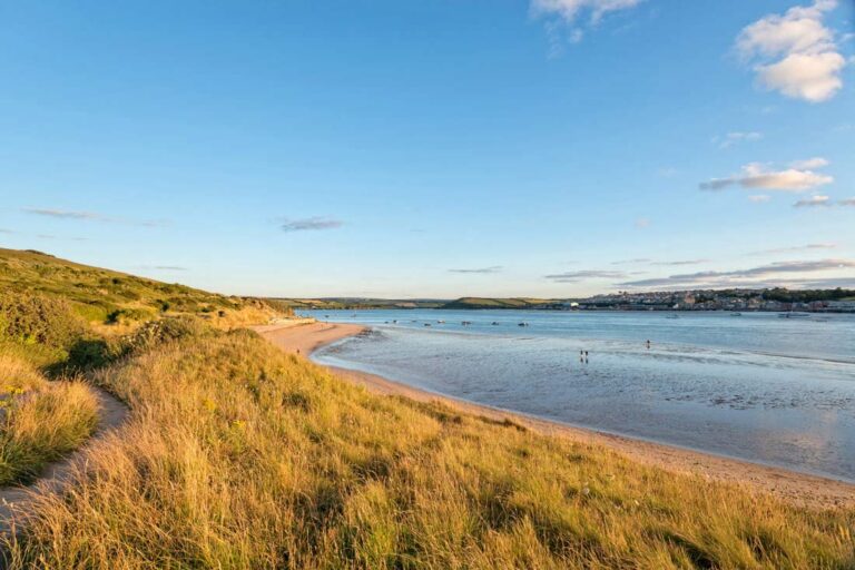 View of Camel Estuary near Rock Oyster festival
