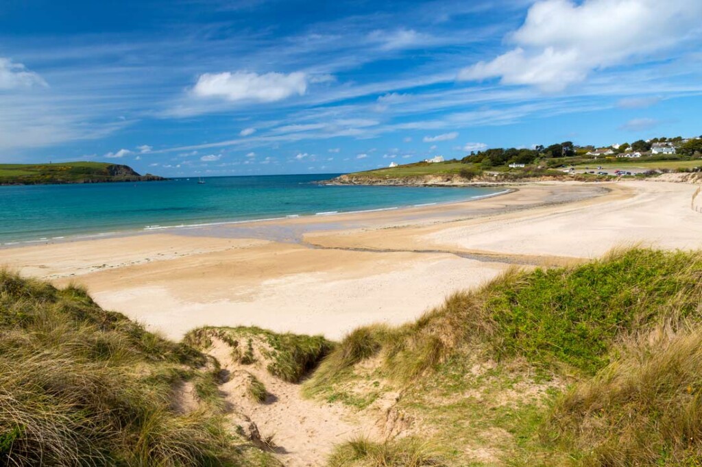 Beach at Daymer Bay near Rock Oyster Festival in Cornwall