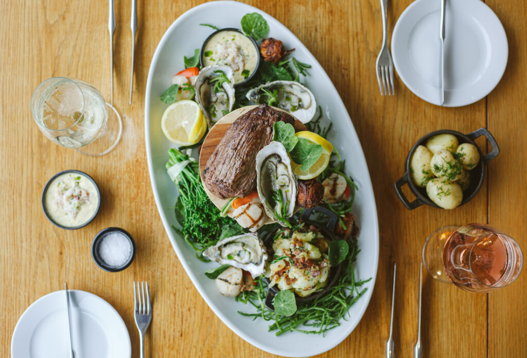 Cornish seafood chateaubriand