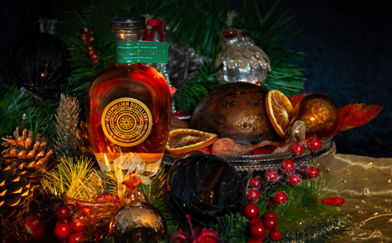 Rosemullion Christmas Spirits and Christmas pudding