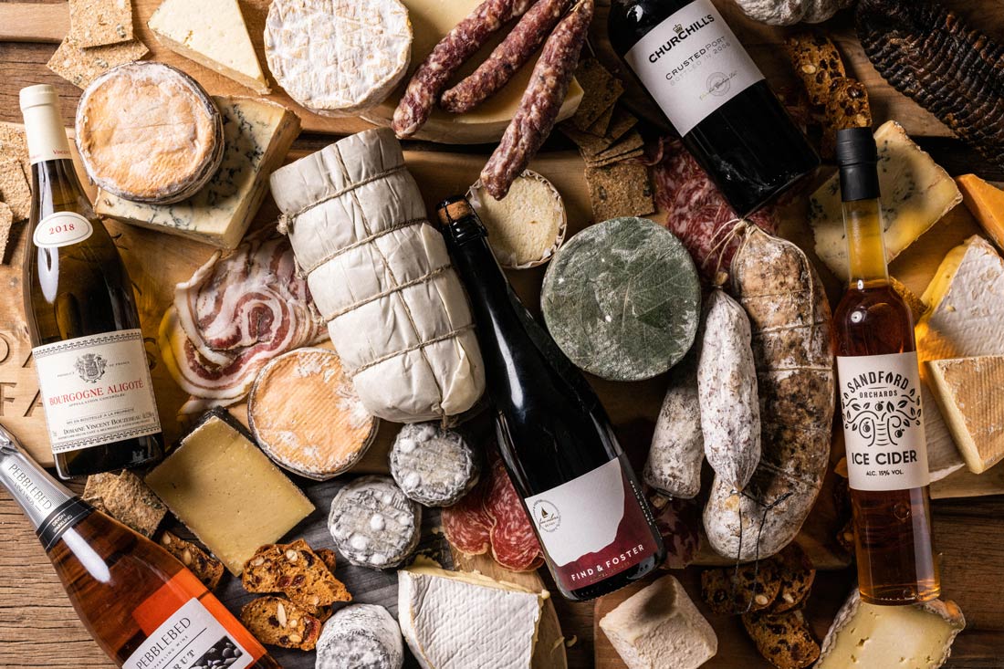 Cheese, charcuterie and wine - Darts Farm artisan food subscriptions