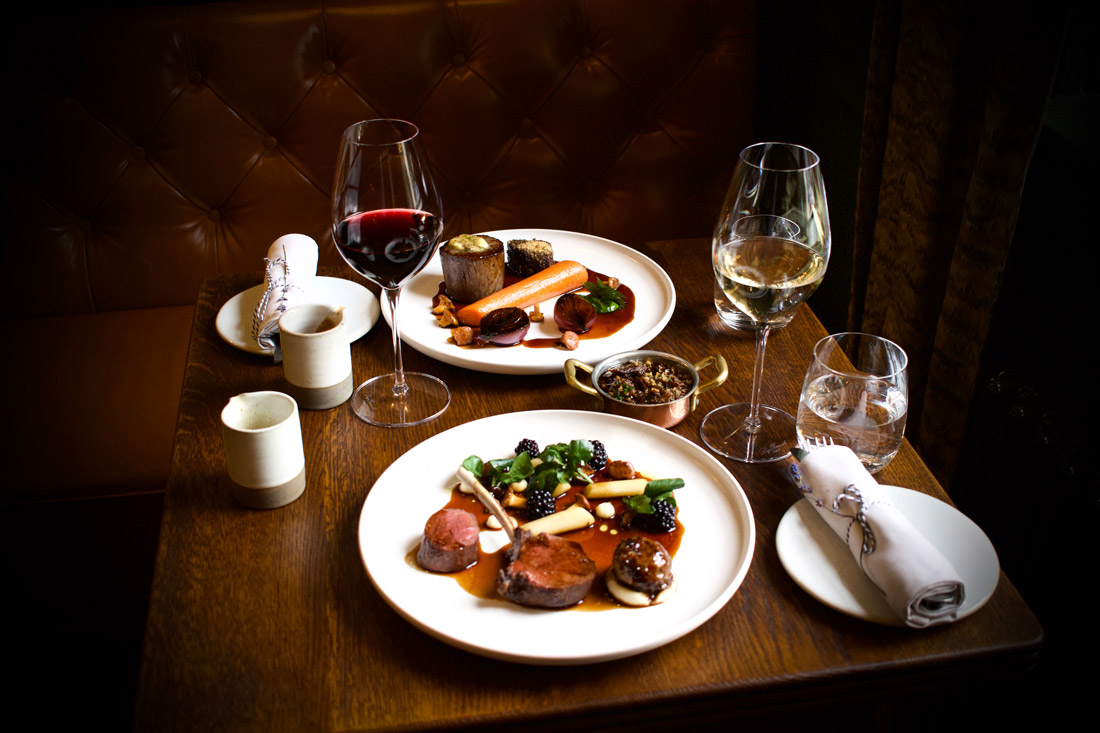 Venison dishes at The Elder in Bath