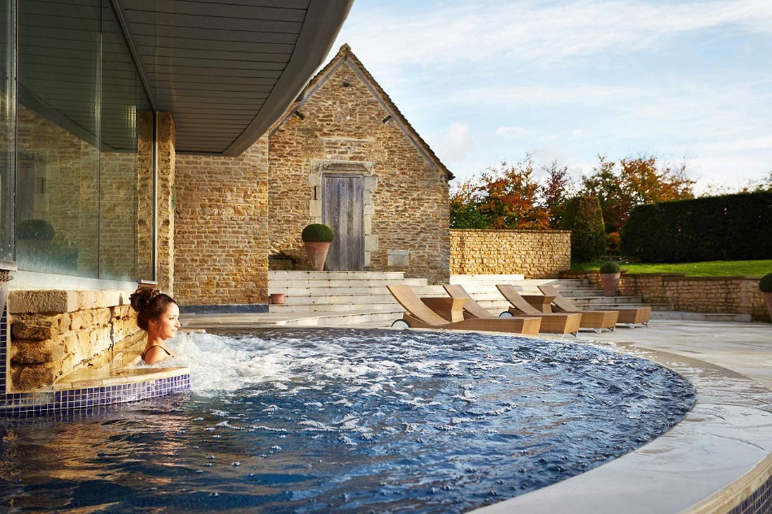 Hydro pool at Whatley Manor