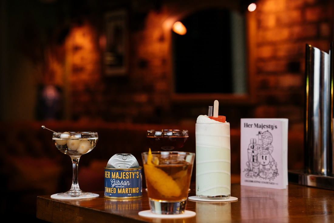 Cocktails at Her Majesty's - Best cocktail bars in Bristol