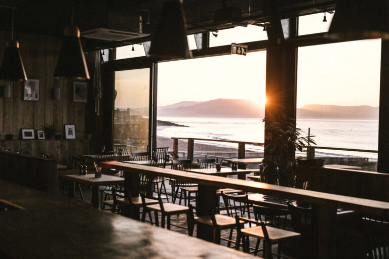 Dorset restaurants with a view - Swim, Lyme Regis