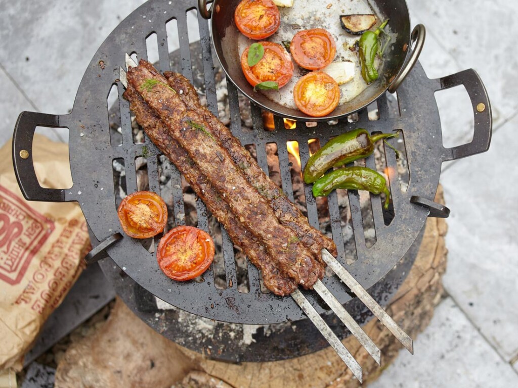 Venison kofta kebabs