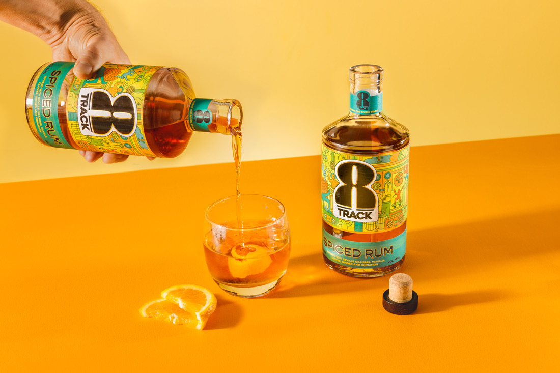 8Track Spiced Rum - best summer spirits