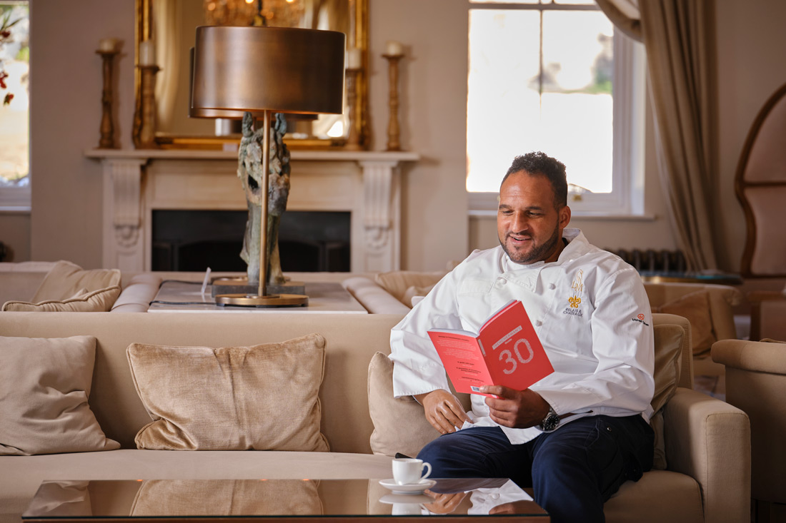 Michael Caines reading Trencherman's Guide