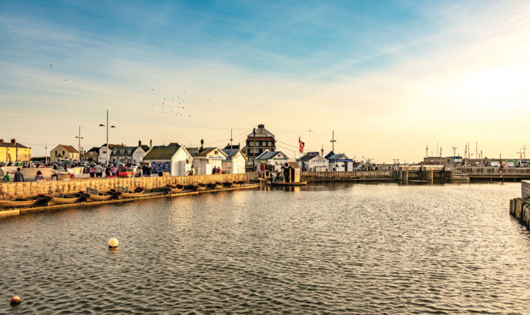 West Bay near Bridport in Dorset