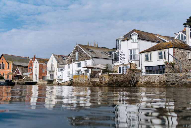 The Old Quay House Hotel from the water - last-minute autumn breaks