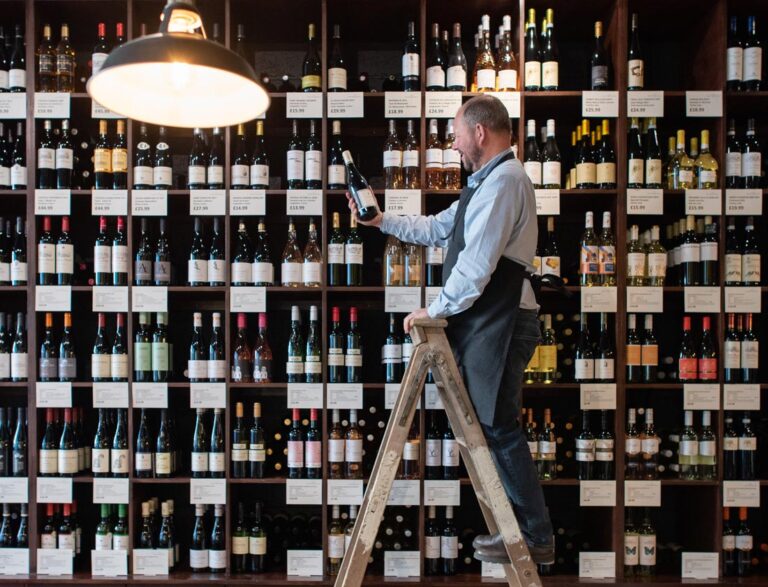 Morrish & Banham wine wall