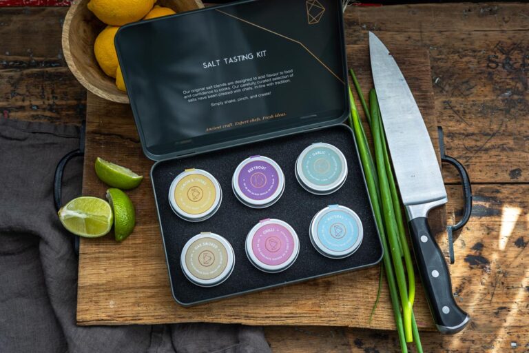 Dorset Sea Salt food and drink gift set of salts