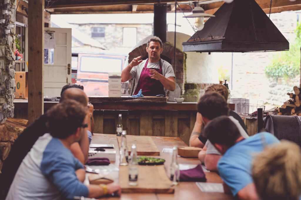 cookery class at Philleigh Way cookery school