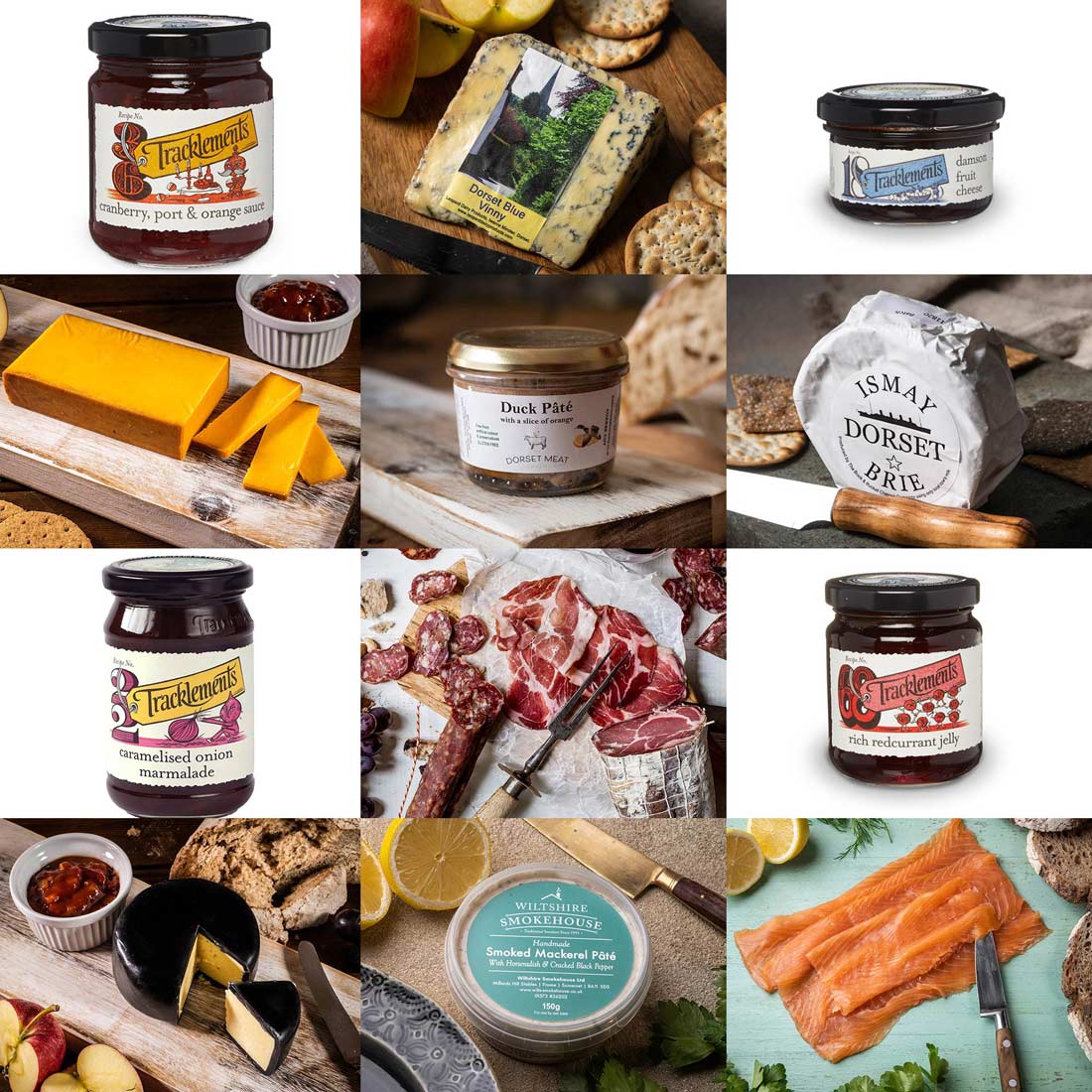 Food items from the dorset meat company dorset family christmas hamper