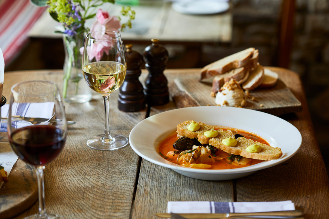 Dinner at The Potting Shed, Cotswolds dining pubs