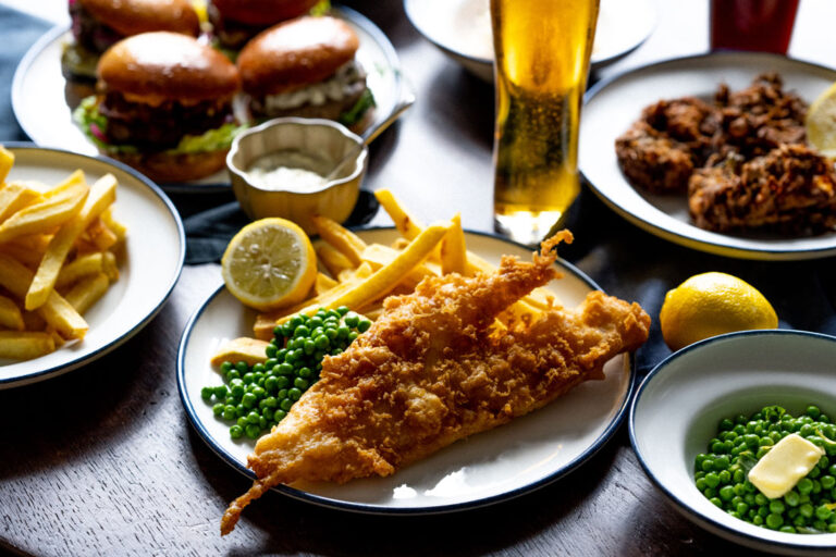 Fish and chips at Woolsery in Devon