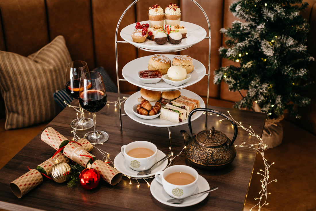 The Alverton, festive afternoon tea in Cornwall