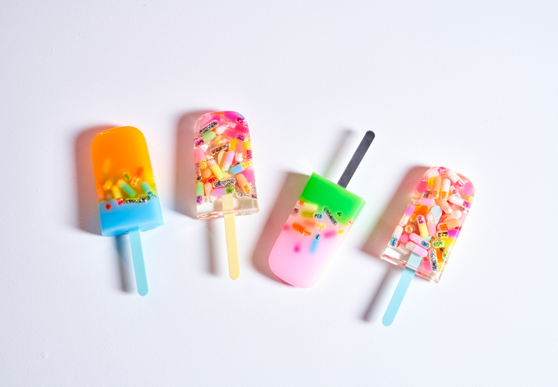 Emma Gibbons' lollipops artwork