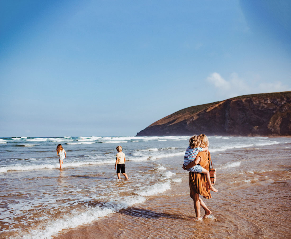 Bedruthan, family holidays in Cornwall