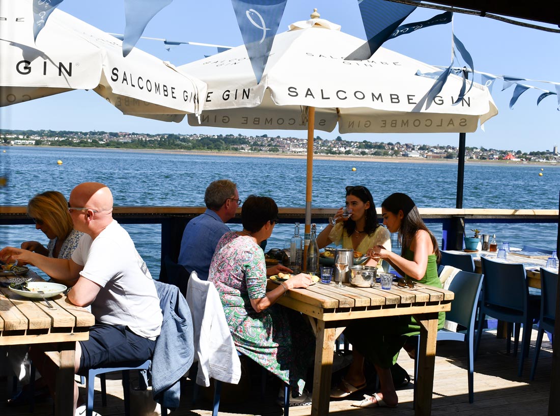 River Exe Cafe, alfresco dining