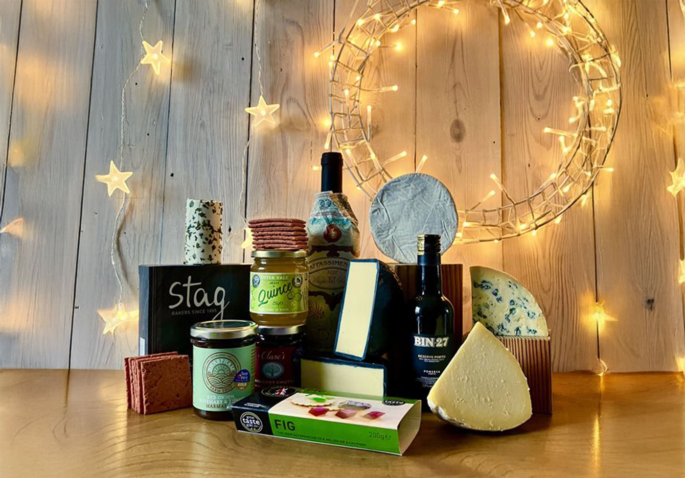 Cheese Christmas gift hamper