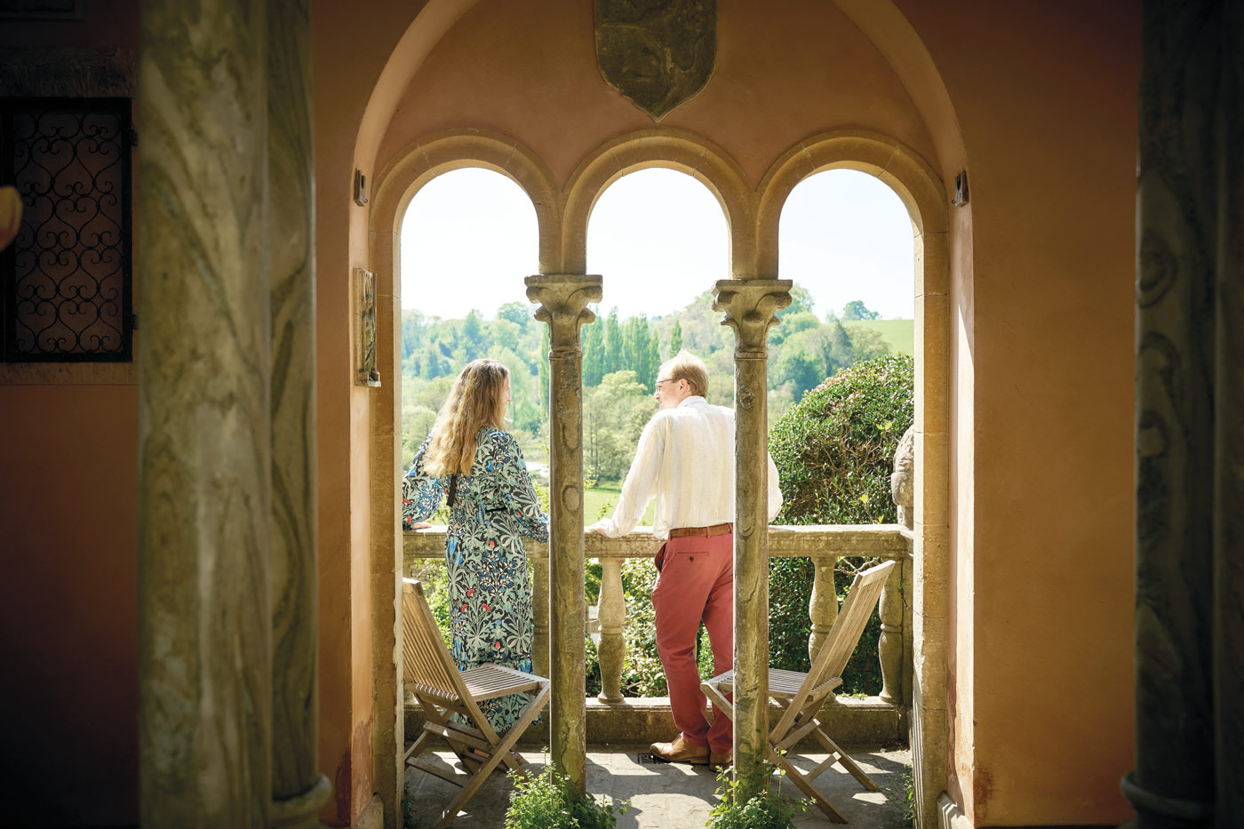 Iford Manor couple