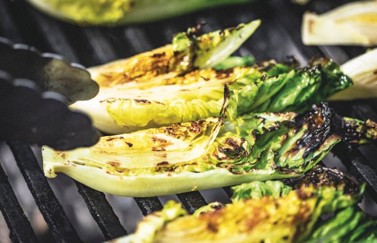 Grilled little gem lettuce